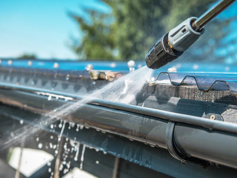 Gutter Guard Cleaning
